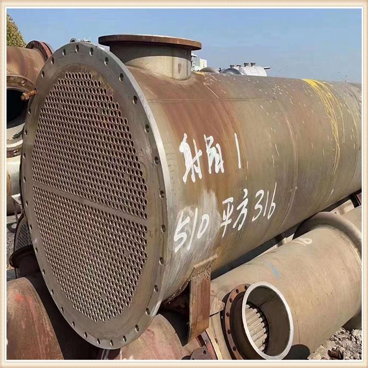 二手不锈钢壳管式预热器德福
