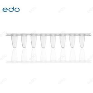 EDO 0.1mlPCR八联管矮管光学平盖透明管 8连管八连排管 产品图片
