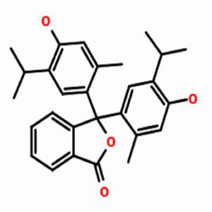 3,3-双(4-羟基-5-异丙基-2-甲基苯基)异苯并呋喃-1(3H)-酮