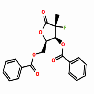 (2R)-2-脱氧-2-氟-2-甲基-D-赤式戊糖酸γ-内酯3,5-二苯甲酸酯