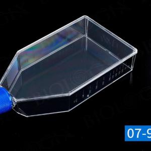 Biologix 巴罗克密封盖细胞培养瓶650ml伽马射线灭菌聚苯乙烯高度透明07-9175