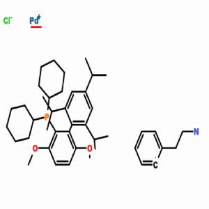 氯(2-二环己基膦基-3,6-二甲氧基-2',4',6'-三异丙基-1,1'-联苯)[2-(2-氨基乙基苯基)]钯(II