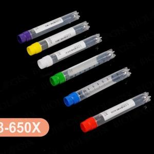 Biologix巴罗克常规冻存管，米字底，5ml外旋，带白色盖子，可站立88-6500S