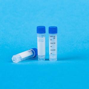 巴罗克Biologix 1.5ml 无码冻存管 蓝色螺旋盖帽 灭菌有书写区专为液氮和超低温冰箱使用而设计 88-0153