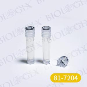 Biologix巴罗克l 螺口管 无色袋装螺口管盖 可反复冻融