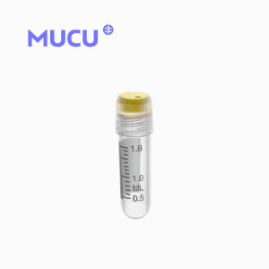 MUCU 2mL外旋圆底不可立冻存管 管盖一体灭菌 盖子含O型圈 用于长期保存和运输各类生物样本
