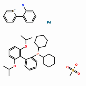 甲磺酸(2-二环己基膦基-2',6'-二异丙氧基-1,1'-联苯基)(2-氨基-1,1'-联苯-2-基)钯(II)