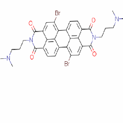N,N'-bis[3-(dimethylamino)-propyl]-1,7-dibromoperylene-3,4:9 产品图片