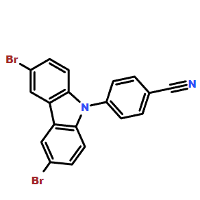 4-(3,6-二溴-9H-咔唑-9-基)苯甲腈CAS373389-97-0；（专业试剂/现货优势供应；质量保证）
