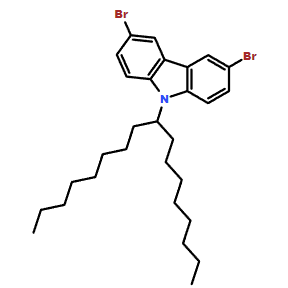 3,6-二溴9-(十七烷-9-基)-9H-咔唑CAS号1268491-06-0（专业试剂/现货优势供应，质量保证）