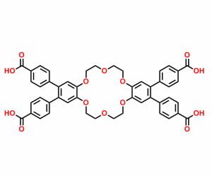 4,4',4'',4'''-(6,7,9,10,17,18,20,21-八氢二苯并[B,K][1,4,7,10,13,16]六氧酰基环十八烷基-2,3,13,14-四苯甲酸 CAS号:1620959-59-2科研专用 质量保证 高校及研究所 先发后付