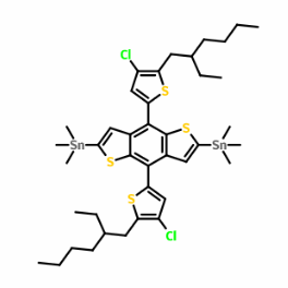 (4,8-二(4-氯-5-(2-乙基己基)噻吩-2-基)苯并[1,2-B:4,5-B']二噻吩-2,6-二基)双三甲基锡