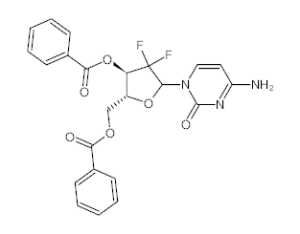 2’,2’-二氟-2’-脫氧胞嘧啶核苷-3’,5’-二苯甲酸酯