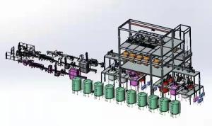 河北衡水大桶裝液體水溶肥灌裝生產(chǎn)線