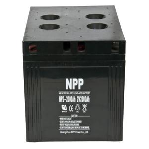 耐普蓄电池NP2-2000Ah 2V2000AH型号配置