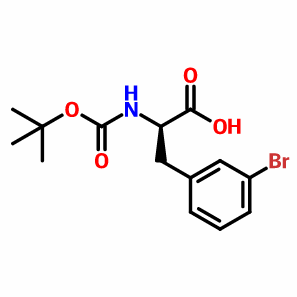 Boc-D-3-溴苯丙氨酸；CAS 号：261360-77-4