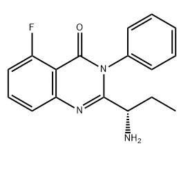 2-[(1S)-1-氨基丙基]-5-氟-3-苯基-4(3H)-喹唑啉酮 产品图片