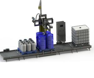 900L乳胶漆桶装站 充氮装置桶装站设备生产厂家