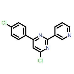 4-氯-6-(4-氯苯基)-2-(吡 啶-3-基)嘧啶  CAS: 1354770-94-7