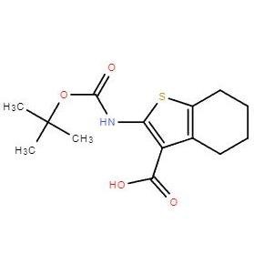 2-(BOC-氨基)-4,5,6,7-四氢苯并噻吩-3-甲酸CAS1240361-06-1（自有实验室，优势产品常备库存