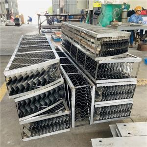 金属包边折流板除雾器 带不锈钢边框的折流板式TP板填料