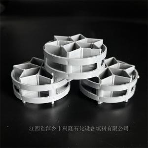 萍鄉科隆自產自銷 塑料 興星環填料產品 CPVC興星環應用于吸收塔