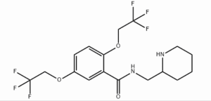 N-(哌啶-2-基甲基)-2,5-双(2,2,2-三氟乙氧基)苯甲酰胺，CAS号：54143-55-4 科研产品