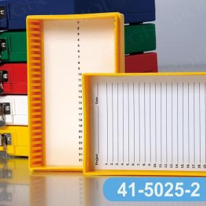 Biologix 巴罗克 玻片盒 ABS塑料制成 坚固美观 25格 颜色多种 41-5025