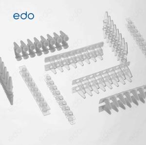 edo 0.1mL PCR8联排管盖，不可拆白色管光学平盖 1352025
