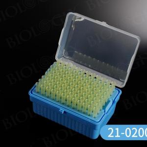 Biologix巴罗克200微升吸头 消毒黄色聚丙烯 无酶 21-0200