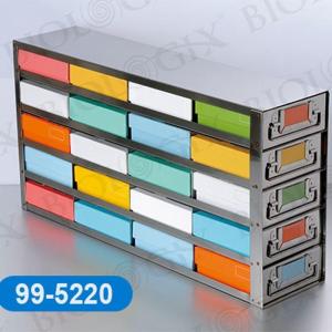 Biologix 巴罗克 不锈钢可定制侧取式抽屉型冻存架99-5216