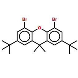 4,5-二溴-2,7-二叔丁基-9,9-二甲基氧杂蒽CAS130525-43-8（自有实验室，优势产品常备库存，质量保证 产品图片