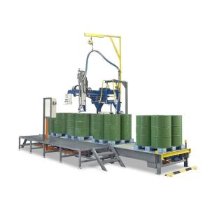 自动洗桶输送机 140L清洗剂输送机设备生产厂家