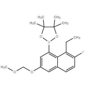 2-(8-乙基-7-氟-3-(甲氧基甲氧基)萘-1-基)-4,4,5,5-四甲基-1,3,2-二氧硼烷