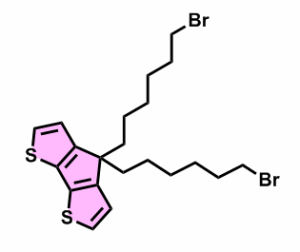双(6-溴己基)-4H-环戊二烯二噻吩 CAS号:713132-35-5 顺丰发货，价格优惠，常备现货，可按需分装，助力科研及生产 高校及研究所 支持货到付款，质量保证！！！欢迎垂询购买