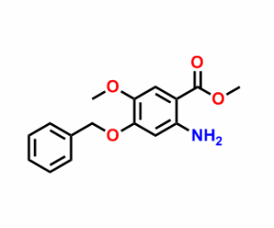 2-氨基-4-苄氧基-5-甲氧基苯甲酸甲酯 CAS号:61032-42-6科研专用 质量保证 高校及研究所支持货到付款