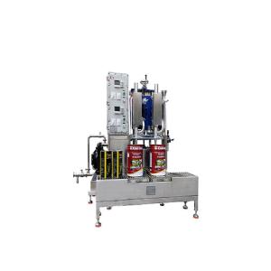 25L苯丙乳液压盖机 精细化工压盖机自动灌装生产线