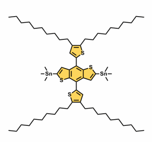 (4,8-双(2-(4,5-二癸基)噻吩)苯并[1,2-B:4,5-B']二噻吩-2,6-双基)双(三甲基锡)