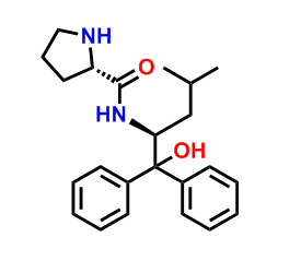 (2S)-N-[(1S)-1-(羟基二苯甲基)-3-甲基丁基]-2-吡咯烷甲酰胺 CAS号:910110-45-1科研专用 质量保证 高校及研究所支持货到付款