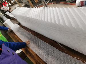 萍鄉科隆自產塑料孔板波紋填料 脫硫吸收塔 水洗層