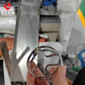 萍鄉科隆自產碳鋼扁環散堆填料 多種規格可定制