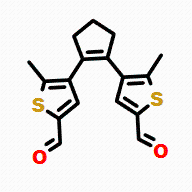 4,4'-(环戊-1-烯-1,2-二基)双(5-甲基噻吩-2-甲醛)CAS号219537-99-2；专业试剂/实验室直销