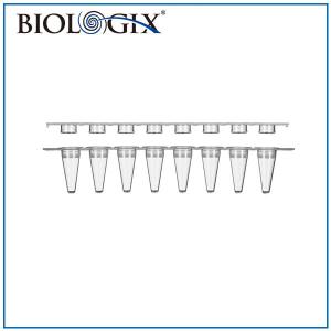 巴罗克 60-1088  0.1ml 8联排 PCR 管，PP材质，无酶，非灭菌；超薄壁管，透明管体，透明平盖，细胞离心