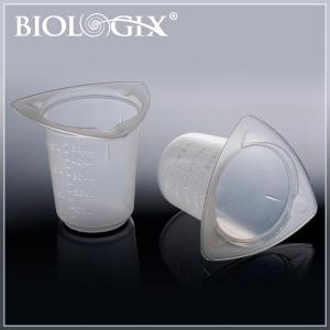 93-0250 巴罗克 一次性使用PP250ml 量杯，三角凹槽，多方位液体，耐高温高压，三处倾倒口，铸造模压刻度
