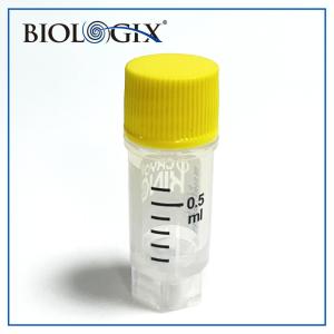 巴罗克88-6154 化工仪耗材 黄色盖1.5ml样本冷冻管，六边底，外旋可站立，侧码管，伽马射线灭菌，超低温冰箱