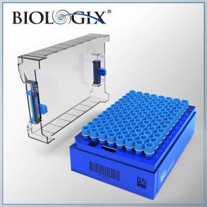 BIOLOGIX巴罗克98-5227 SBS标准冻存架，PC，适配1.4ml白色外旋样本保存管，96格，方孔