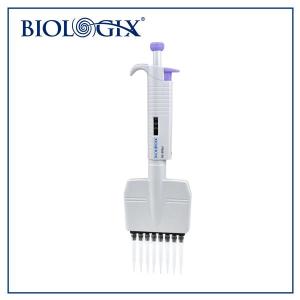 巴罗克BILOGIX01-2830手动八道移液器，可整支灭菌，适用量程范围：50-300微升