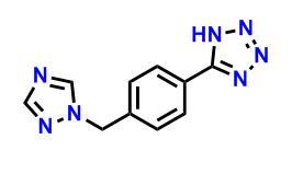 5-(4-((1H-1,2,4-三唑-1-基)甲基)苯基)-2H-四唑 CAS号:1414783-10-0 实验室现货 高校研究所先发后付