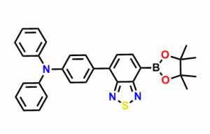 N,N-二苯-4-(7-(4,4,5,5-四甲基-1,3,2-二氧杂硼戊烷基)苯并[C][1,2,5]噻二唑-4-基)苯胺 CAS号:1883615-46-0科研产品 常备现货 高校及研究所 先发后付