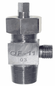 QF-11针形式氨气瓶阀［气体阀门结构尺寸说明］